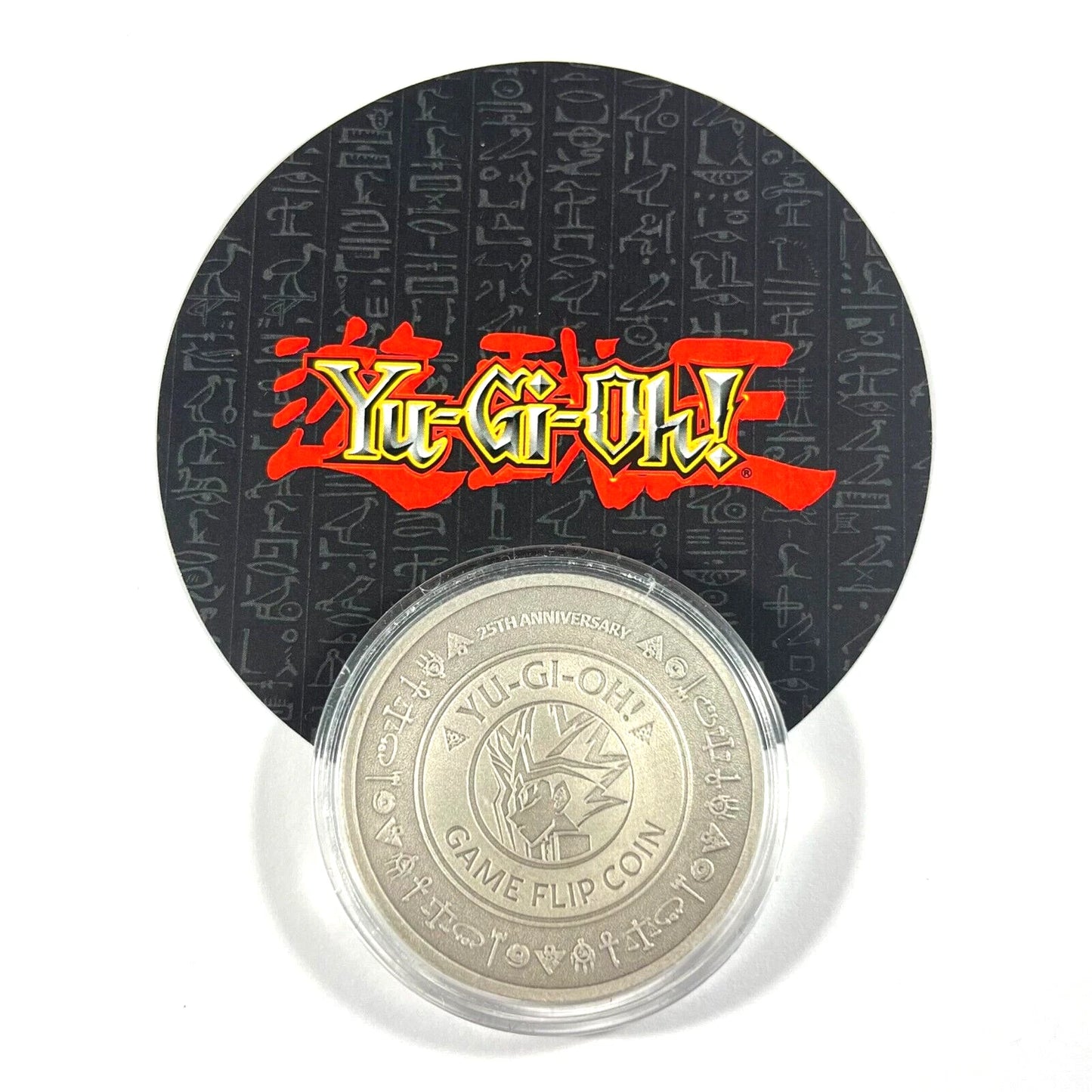 2022 Niue Yu-Gi-Oh! Game Flip Coin 1 Oz Antique Finish Silver in Tin Box w/COA!